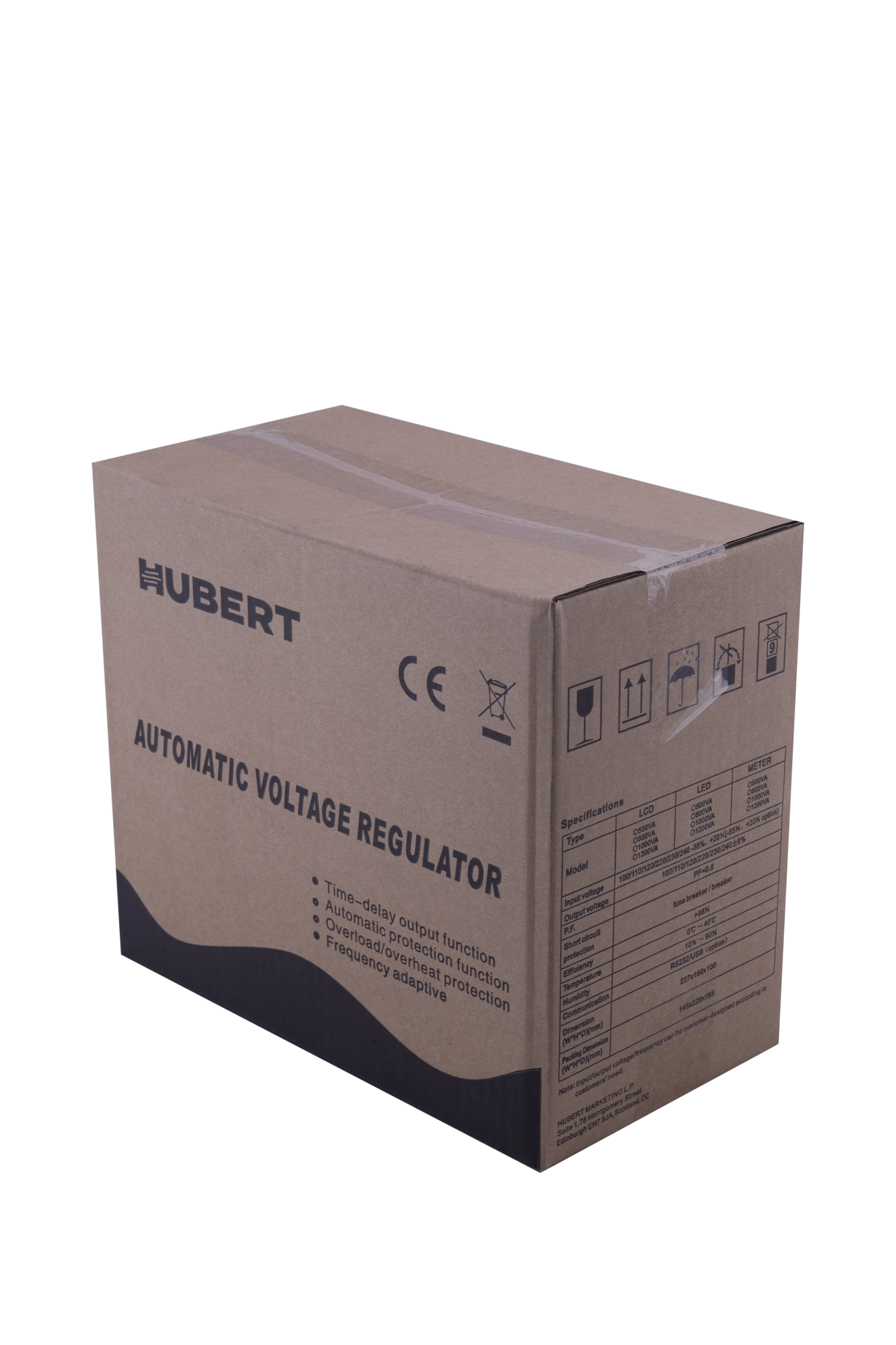 Стабилизатор напряжения Hubert AVR 1000VA (пластиковый корпус)