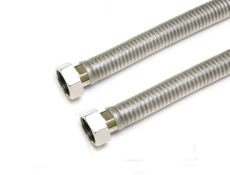 3,00м 1/2" Подводка сильфонная газовая + Изоляция -ПВХ гайка-гайка