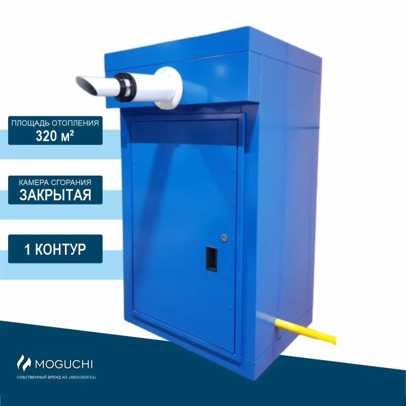 КНР МОГ 32 HF Синий - 1 контур (Moguchi GBN 32 HF, электрообогрев, счетчик Техномер Смарт G4)