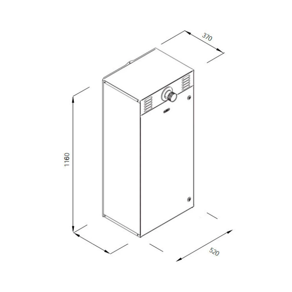 Двухконтурный газовый котел 24 кВт наружного размещения RS 24/B BOX Radiant