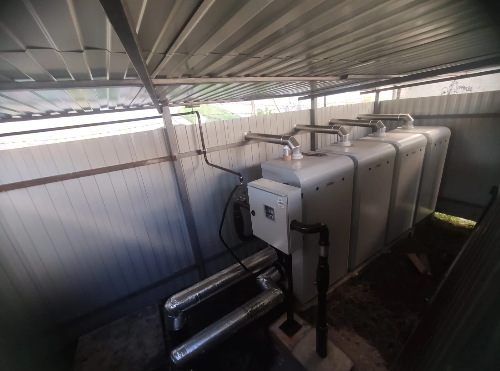 Газовый напольный котел наружного размещения Radiant MODULO 120 кВт