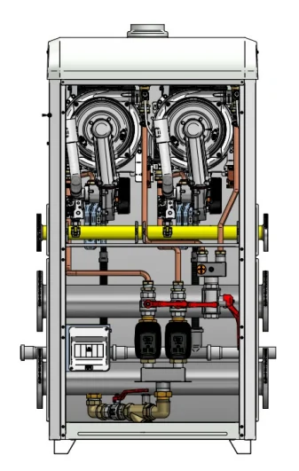 Газовый напольный котел наружного размещения Radiant MODULO 150 кВт