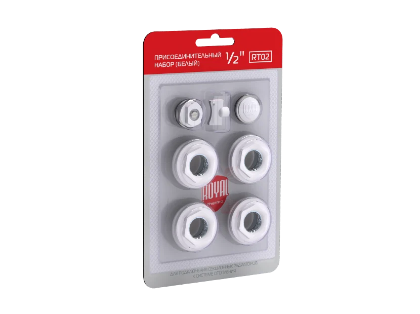 Набор присоединительный Royal Thermo 1/2'' white