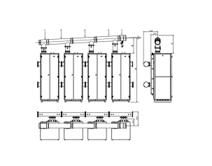 Газовый котел 240 кВт напольный R1KG-А-240 Radiant