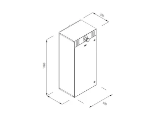 Двухконтурный газовый котел 32 кВт наружного размещения RS 32/B BOX Radiant