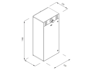 Двухконтурный котел газовый наружного размещения Radiant RSR 24 BOX - 24 кВт