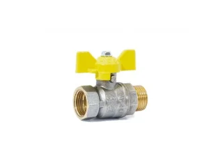 Кран газовый LD Pride 47.20 (20мм - 3/4") В-Н Бабочка