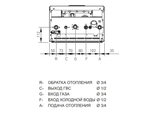 Двухконтурный котел газовый наружного размещения Radiant RSR 24 BOX - 24 кВт