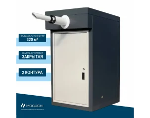 КНР МОГ 32 GBN Темно-серый - 2 контура (Moguchi GBN 32, электрообогрев, счетчик Техномер Смарт G4)